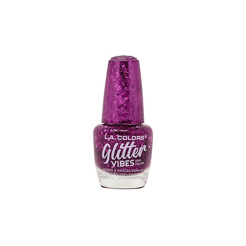 L.A. Colors Glitter Vibes Nail Polish (City Girl)