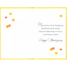 Imagine Happy Thanksgiving Wonderful Niece Autumn Fall Leaves Leaf Greeting Card