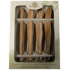 Berard Acero Olive Wood 6 Inch Spreader, Set of 4