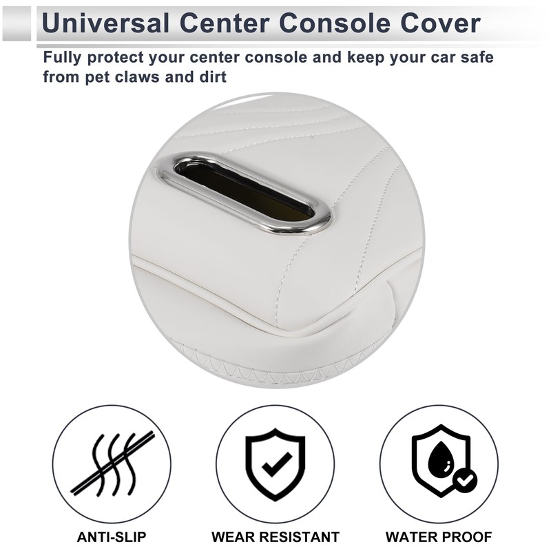 X AUTOHAUX Car Center Console Cover Car Armrest Cover Multifunctional