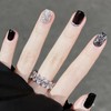 Bhidenaw Nail Tips, 24 Pieces, Nail Tips, Short, Japanese Style,