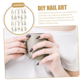 Healeved 100pcs Mixed Style Removable Nail Charms Rhinestone Decorative Nail Art Accessories for Designs for Professional and Personal Use