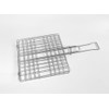 Tredoni 8x8-inch Stainless Steel BBQ Turn-Over Grill Net Clamp -