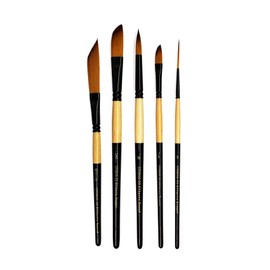 Studio 22 Effects Sword, Dagger, Rigger & Round Paint Brush Set of 5