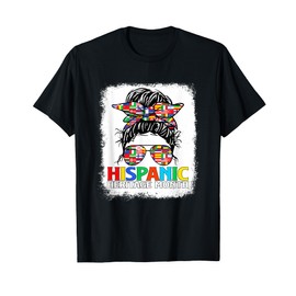 Hispanic Heritage Month 2025 National Latino Countries Flag T-Shirt