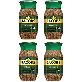 Jacobs Kronung Instant Coffee 100 Gram / 3.52 Ounce (Pack of 4)