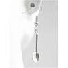 Knife (25x4mm) and Spoon (24x6mm) - Silver alloy charm dangle