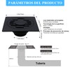ALIMOTA Drenaje de Suelo de Acero Inoxidable de Moda para