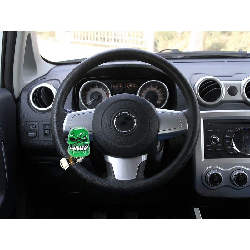 Bashineng Skull Steering Wheel Spinner Knob Turning Driving Suicide Power