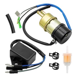 49040-1055 12v Electric Fuel Pump, Replacement for Kawasaki Mule 1000 1994-1997 1988 2500 2510 2520 1992-2000 3000 3010 4X4 2001-2008 3020 2001-2003, Replaces 27034-1053