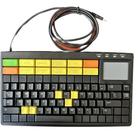 PrehKeyTec INDUSTRIAL KEYBOARD WITH TRACKPAD FADAL CNC LAYOUT USB MACHINETOOL
