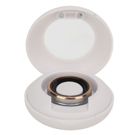 Smart Ring Fitness Tracker Ceramic Stainless Steel Sleep Monitoring Camera Control IP68 Waterproof Smart Health Ring with APP for Men and Women Type 8