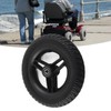 Wheelchair Caster Wheels Electric No Inflation Polyurethane 6001 Bearing Hole