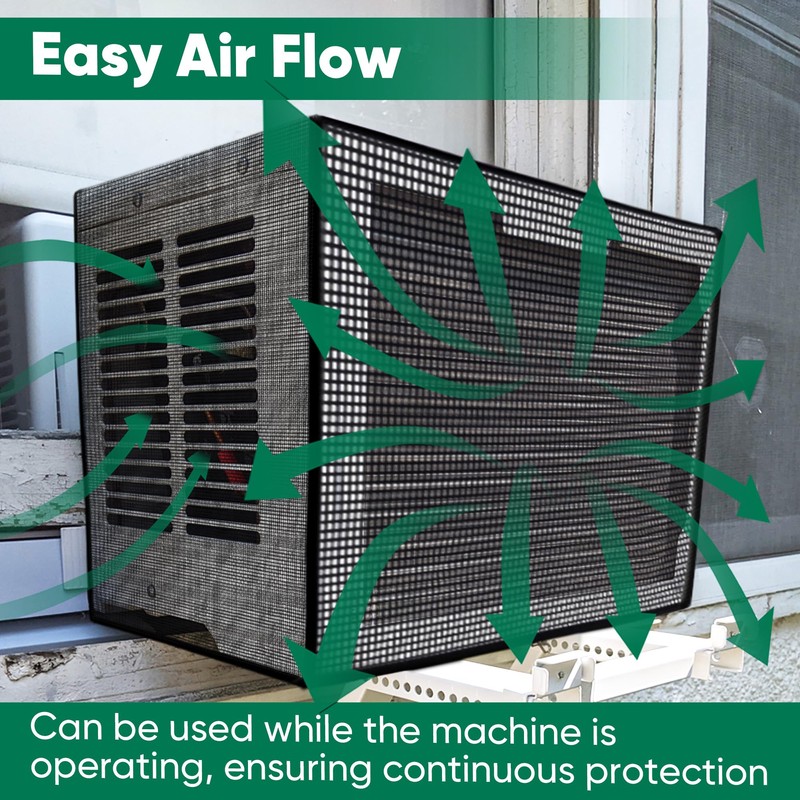 Plusluck Air Conditioner Covers for Outside: U Shaped Window Air