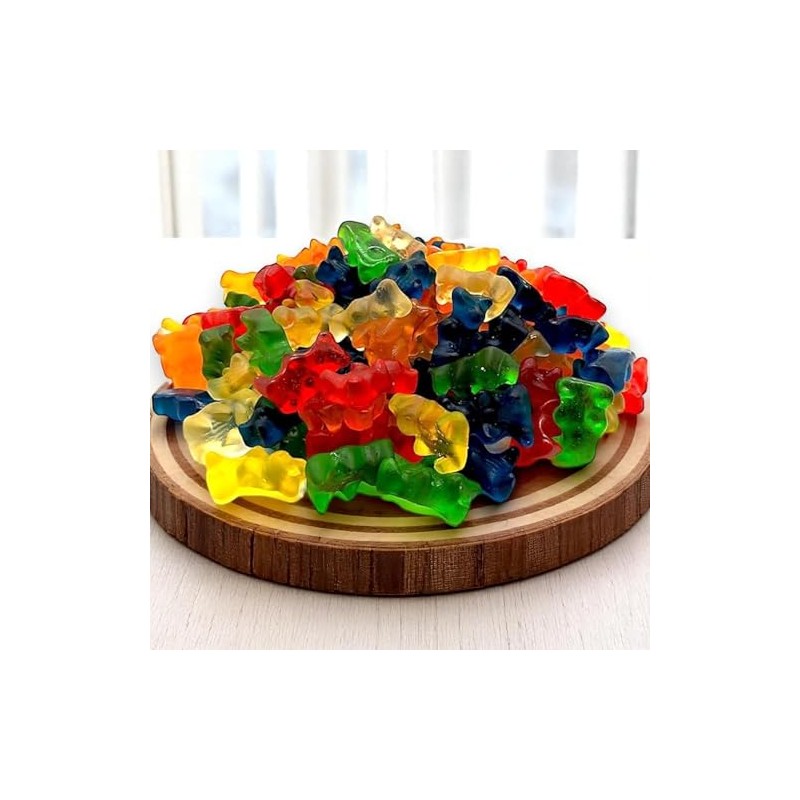 Klub Bulk Sugar-Free Gummi Bears Candy-1.5 lbs Delicious Fruit Flavor