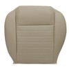 Priprilod Perforated Tan Driver Side Bottom Replacement Seat Cover Fit