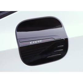 MEKOMEKO Honda Civic 11th Generation Dedicated Fuel Spout Cover Tank Cover Gasoline Fuel Lid Garnish Custom ABS Resin 1 PCS New Model 11th Generation CIVIC FL1 [Black] C11-YXGB