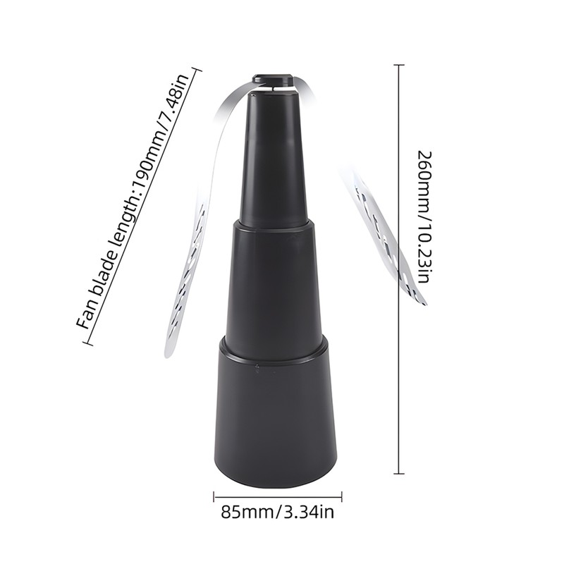 Fly Deterrent Fan for Outside Inside Rechargeable Telescopic Fly Deterrent