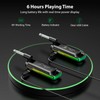 LEKATO Wireless Guitar System UHF Wireless Guitar Transmitter Receiver Rechargeable