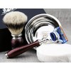 Haryali Men's Razor Set with 5 Blades Shaving Brush, Shaving