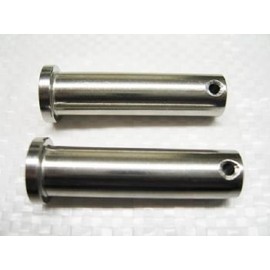 Clevis Pins Stainless Steel 5MM x 15MM Flat Headed with Single Hole x2