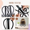 GMHLLES 2Pcs Wig Stand Black Sturdy Holders 8PCS Wig Hair