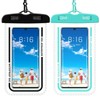 [Set of 2] Waterproof Case for Smartphones, IPX8 Certified, Full