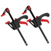 2pc 4-Inch 103mm Jaws Ratchet Trigger/G/Speed Clamps Woodworking Carpentry DIY