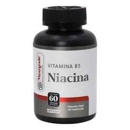 Niacina Vitamina B3 de Momosie, Suplemento Diario en Cápsulas Vegetales                                                                               