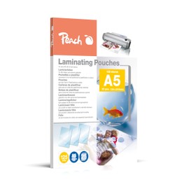 Peach Laminating Pouches, 125MIC – Pack of 25