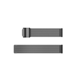 20MM Metal Watch Bands Compatible LYAOZHU Smartwatch, Adjustable Replacement Multicolor Sport Strap for Men Women, Removable and Replaceable Watchband, Classic Tang Buckle Wristband, Black