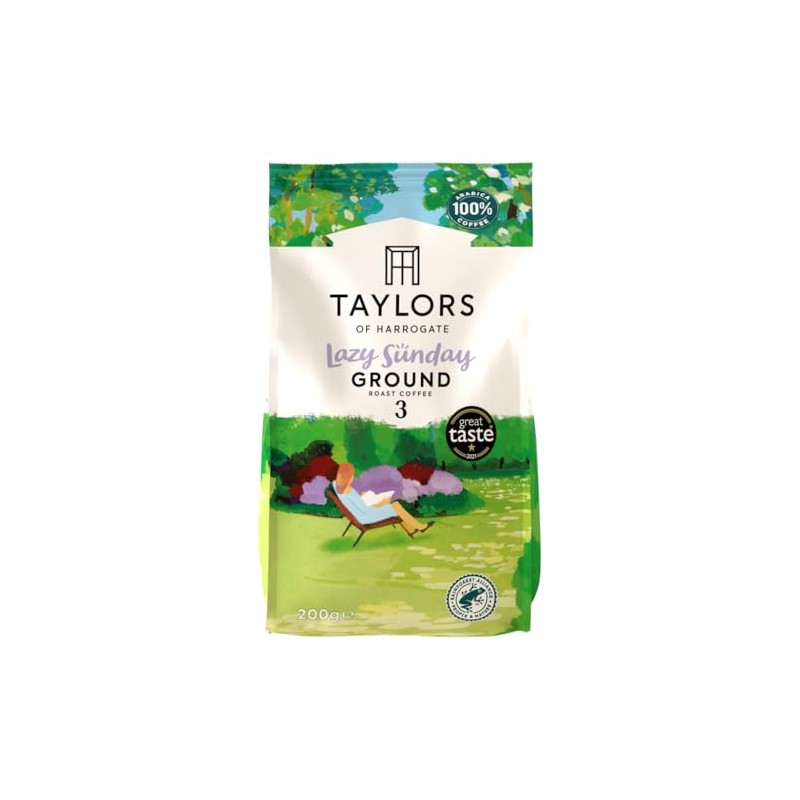 Taylors of Harrogate Lazy Sunday Ground Roast Coffee, 200g
