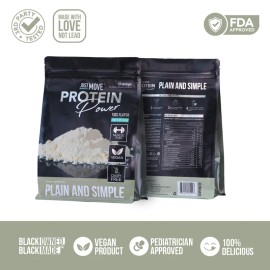 Organic Vegan Protein Powder Unflavored 20g Protein Low Carb Keto Dairy-Free Gluten-Free Non-GMO Plant-Based Supplement for Muscle Recovery and Wellness