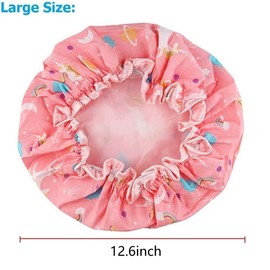 MEISO 3 Pieces Gorros para Regadera Gorra de Baño Mujer Gorro de Baño de Microfibra para Mujeres y Niñas Gorra de Baño Impermeable Doble Capa