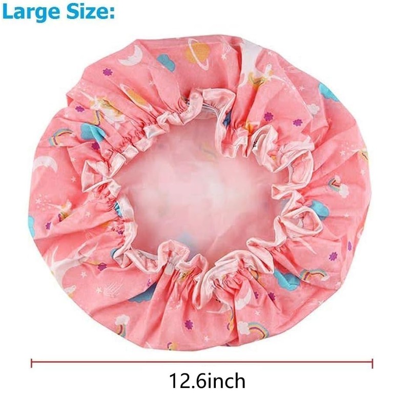 MEISO 3 Pieces Gorros para Regadera Gorra de Baño Mujer
