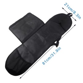 Skateboarding Backpack, Portable Funnel Padding Kit Artificial Belt Shoulder Bag Skateboard Belt Portable Funnel Protective Frame Skateboard Padding Kit (Black)