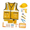 Perfeclan 20 Pieces Engineer Children Vest Kids Worker Costume Premium