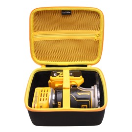 LTGEM Case Compatible with DEWALT DCW600B / DWP611 20V Max XR Cordless Router(Case Only)