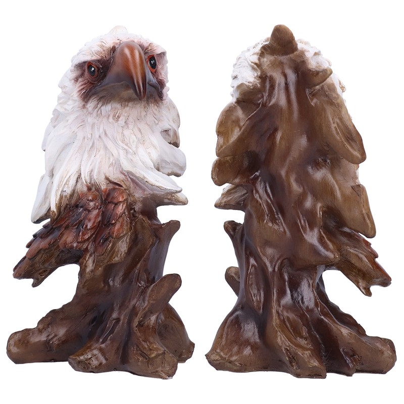 Resin Craftwork Craft Animal Sculptures Decorative Ornament Home Office DecorationEagle