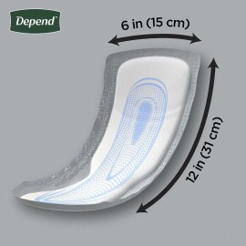 Depend Incontinence Guards for Men, Maximum, 52 Count