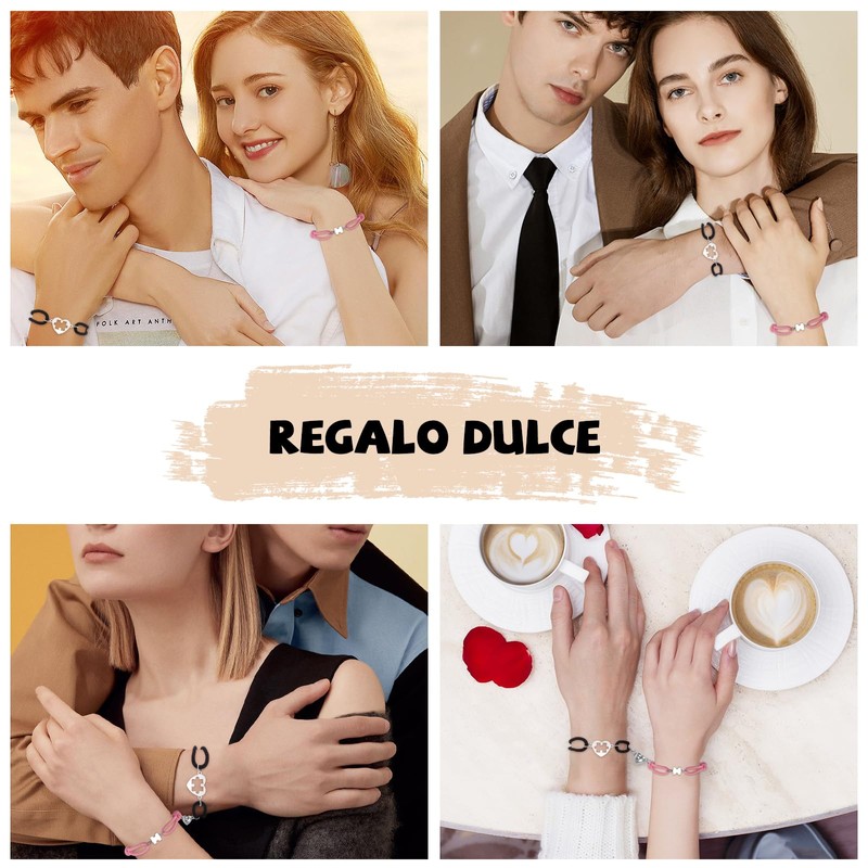 MANVEN Magnetisches Pärchen Armband E