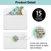 REWIDPARTY Sloth Birthday Party Invitations with Envelopes & Stickers（Set of