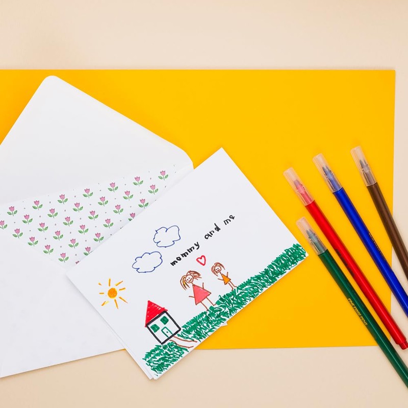 Thick White Card 5 x 7 Plain Postcards Pack of