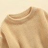 Pivanzore Baby Girl Boy Toddler Knit Sweater Cute Round Neck