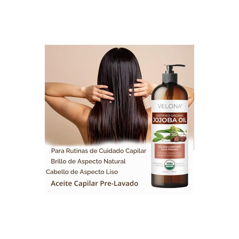 JOJOBA Oil Golden Organic Carrier UNREFINED Cold Pressed RAW Virgin