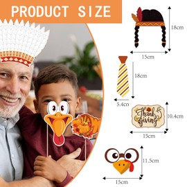 JCUGSBS Pack of 25 Party Photo Booth Props for Birthday Wedding Prom New Year Party Accessories Mix with Hat, Lipstick, Tie, Crowns