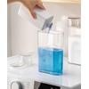 ZNZNANG 2PCS Laundry Detergent Dispenser,1200ml Softener Laundry Detergent Bottle,Beads Container