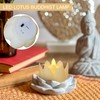 6 PCS LED Lotus Table Candles - 3’’ Lotus Lamps