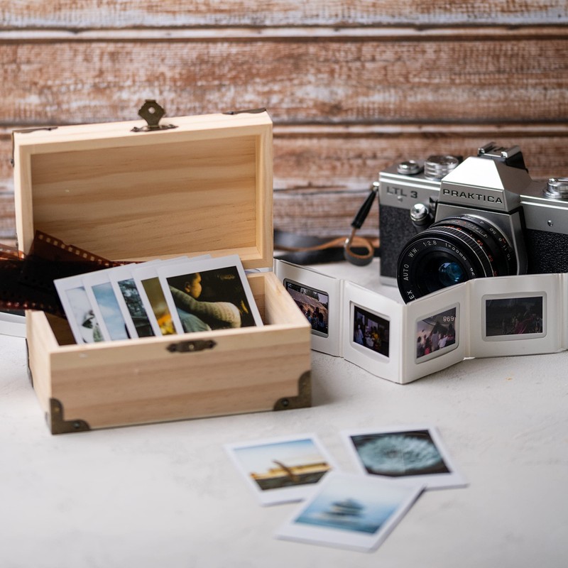 4you design Wooden Box with Lid - Small Wooden Box