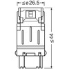 OSRAM LEDriving SL, ≜ P27/7W, White 6000K, Double Blister (2